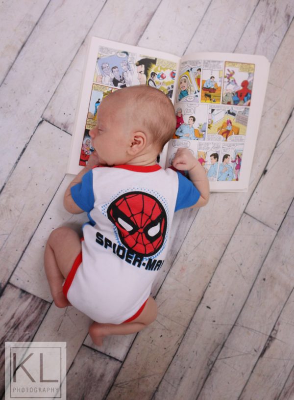 Superhero Newborn Session with Parker