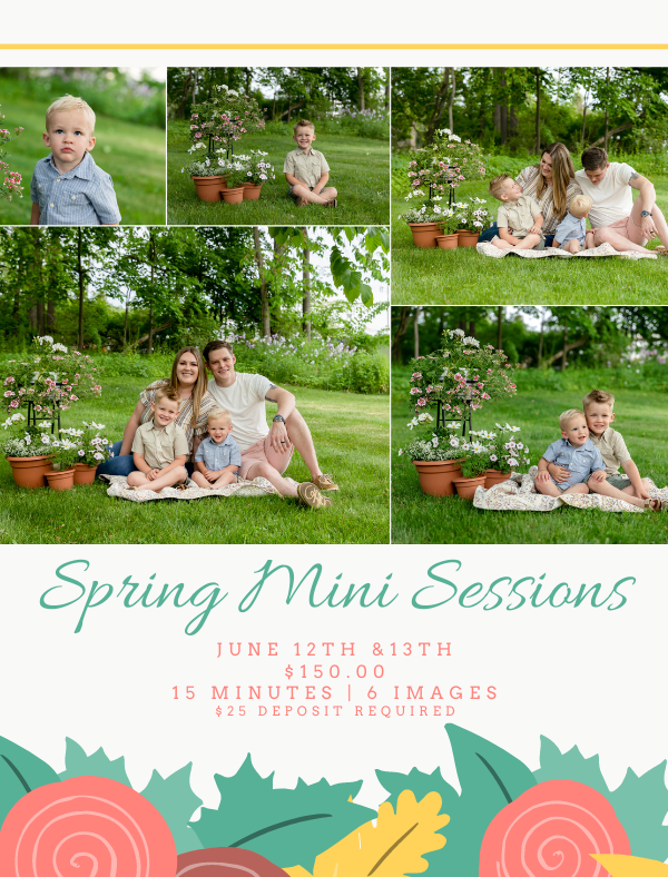 Now Booking Spring Mini Sessions